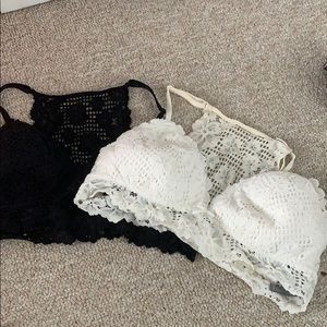 AERIE BRALETTES SET OF TWO